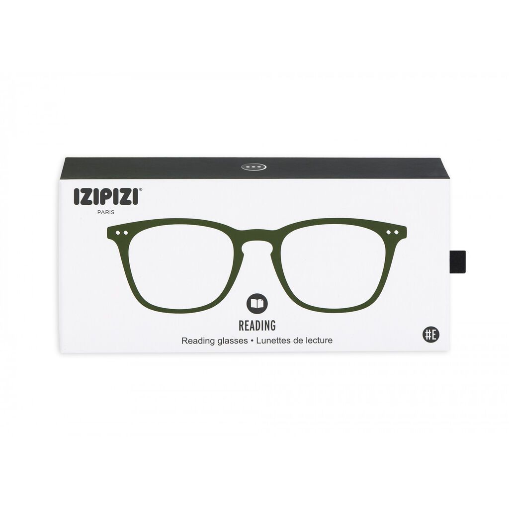 Reading Glasses Unisex Frame E +3 Green Crystal