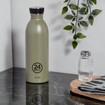 Water Bottle Lightweight 500ml Green Sage Stone