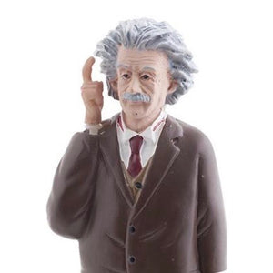 Solar Einstein Figurine Thinking Brown