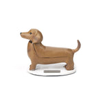 Solar dachshund nodding dog