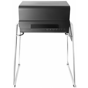 Legs and Side Table Accessory for Box Gas Barbecue Grill in Black