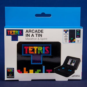 Arcade-in-a-Tin Tetris Handheld Game Portable