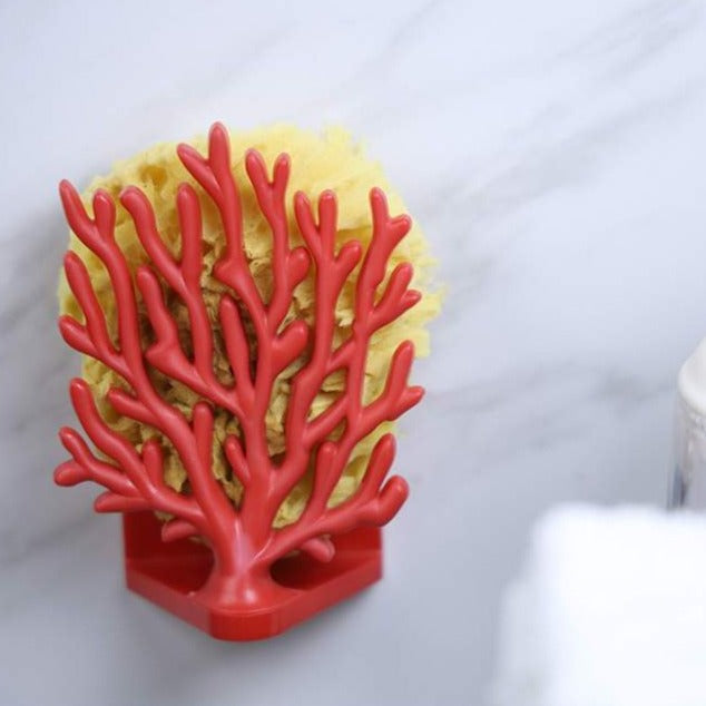 Sponge Holder - Coral Red