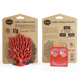 Sponge Holder - Coral Red