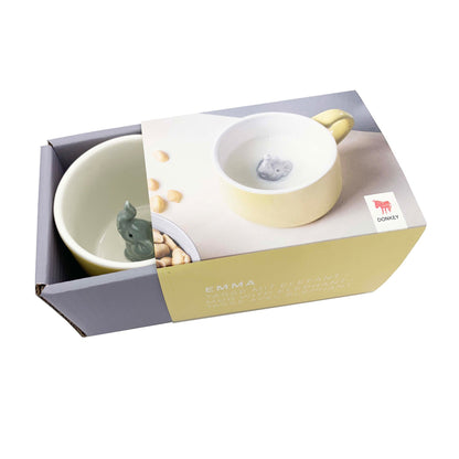 Elephant Mug Porcelain Animal Elephant Inside