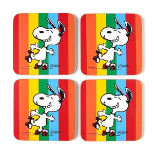 Coasters Good Times Snoopy Peanuts Multicolour Rainbow