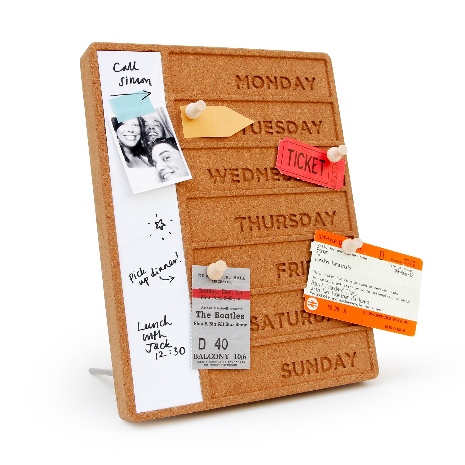 Cork Weekday Planner