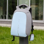 Pastel blue Bobby anti-theft backpack