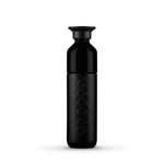 Insulated 350ml water bottle in blazing black