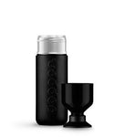 Insulated 580ml water bottle in blazing black