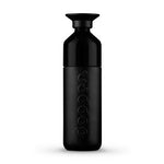 Insulated 580ml water bottle in blazing black
