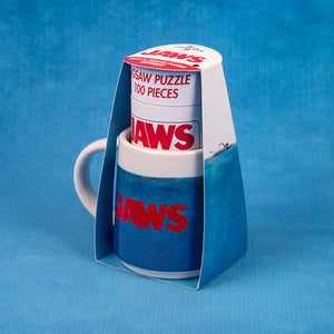 Jaws Shark Novelty Mug and 100-Piece Jigsaw Giftset