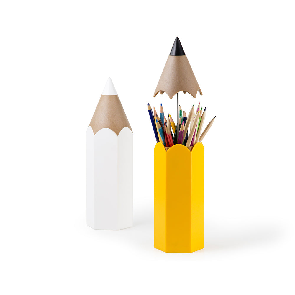 Pencil Pot Storage Desk Tidy in Yellow