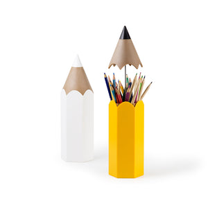 Pencil Pot Storage Desk Tidy in Yellow