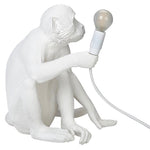 Seletti sitting monkey lamp light in white