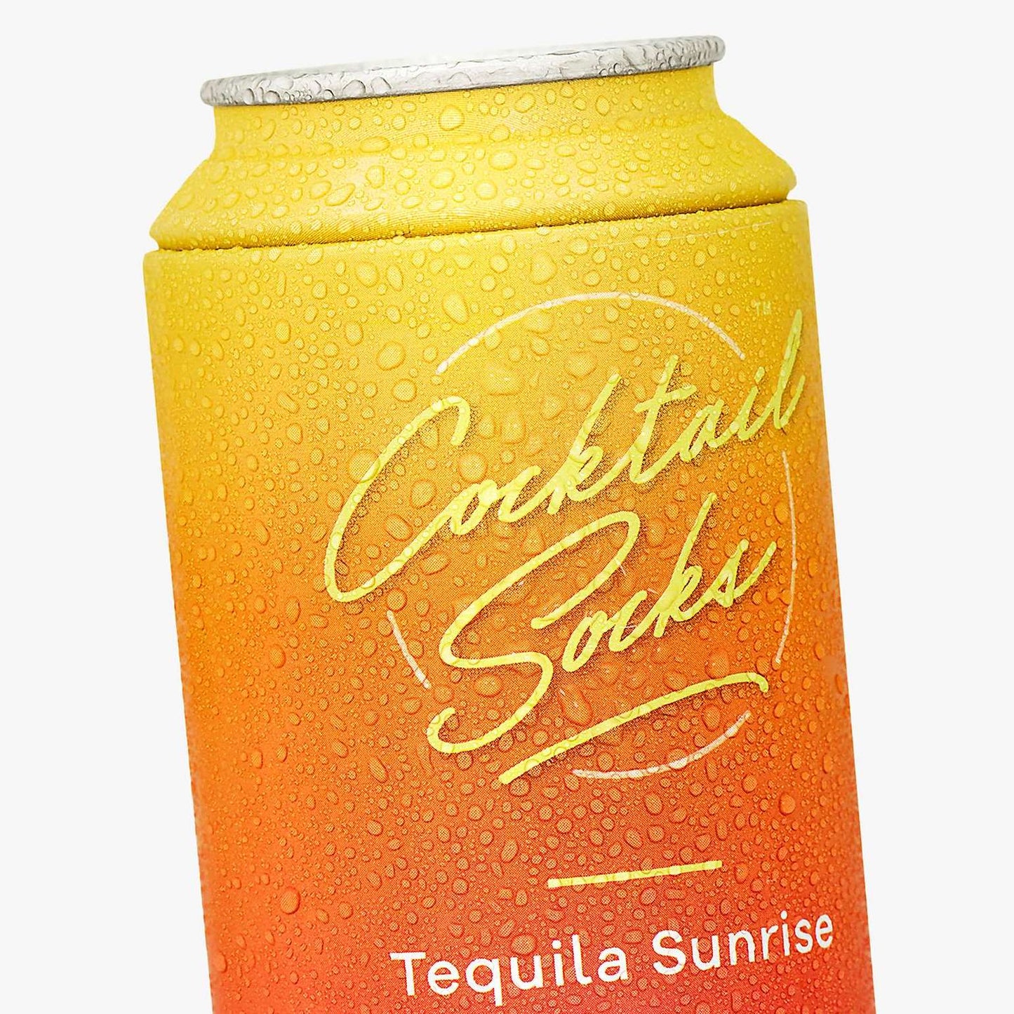 Socks Womens Cocktail Tequila Sunrise Red Yellow