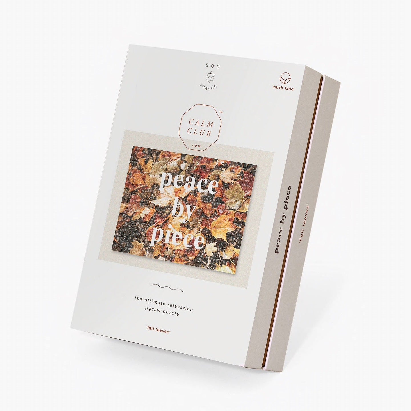 500 Piece Jigsaw Puzzle 'Fall Leaves' Mindfulness Gift