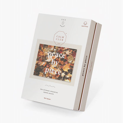 500 Piece Jigsaw Puzzle 'Fall Leaves' Mindfulness Gift
