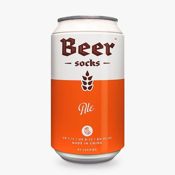 Socks Mens Gift Beer Ale Orange