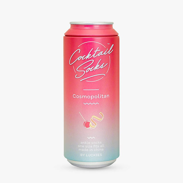 Socks Womens Cocktail Cosmopolitan Pink Red