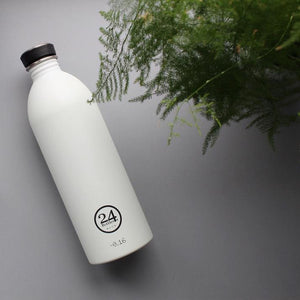 Water Bottle Lightweight 1L Ice White