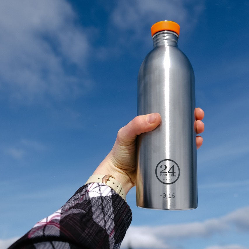 Water Bottle Lightweight 1L Steel