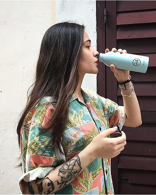 Water Bottle Lightweight 500ml Cloud Baby Blue