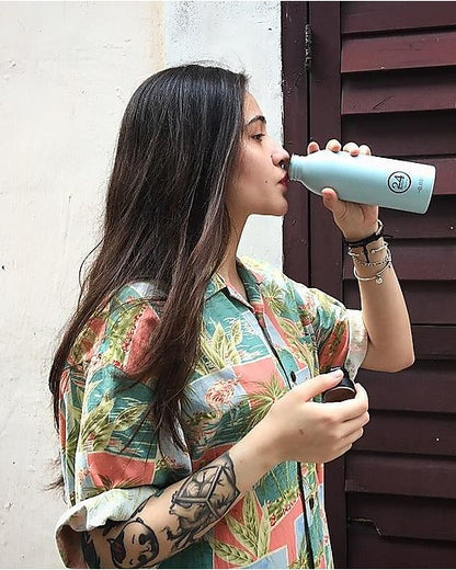 Water Bottle Lightweight 500ml Cloud Baby Blue