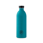Water Bottle Lightweight 1L Blue-Green Teal Atlantic Bay Stone