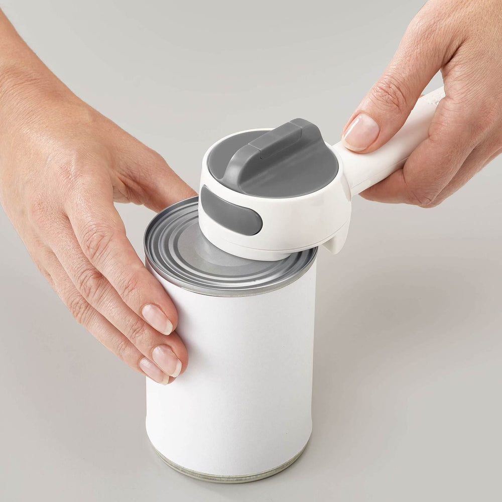 Can Opener "Can Do Plus" and Ring Pull in White and Grey
