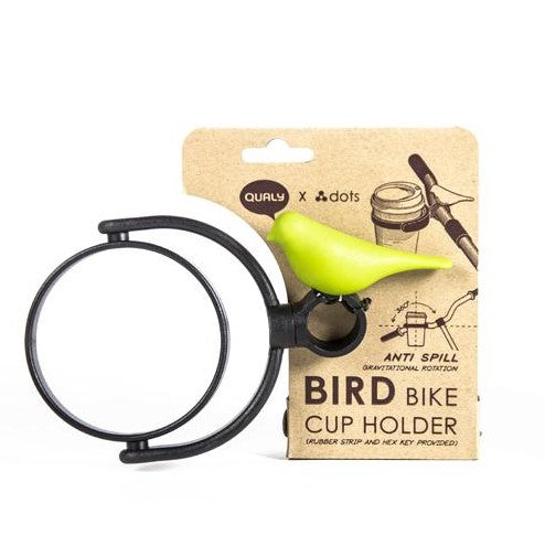 Bicycle Drink Holder Bike Cup Holder Bird in Green