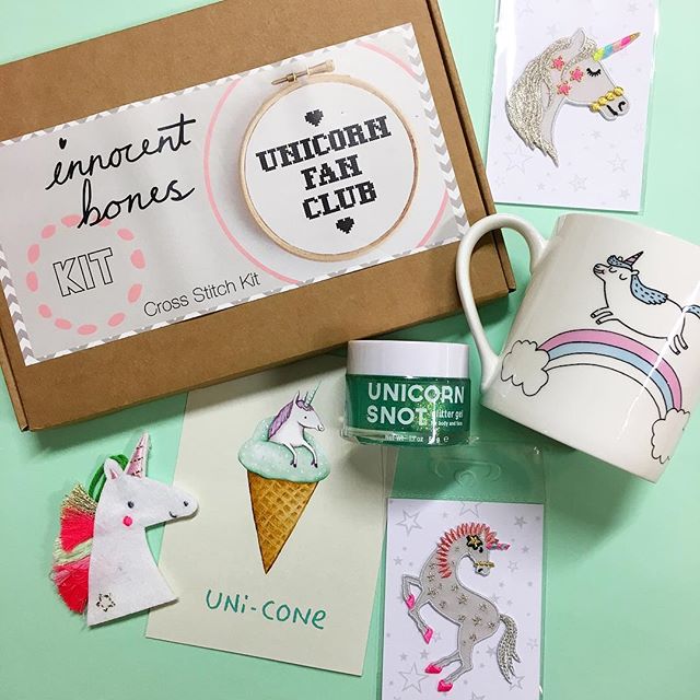 Mug with 'Magical Unicorn' in white by Gemma Correll