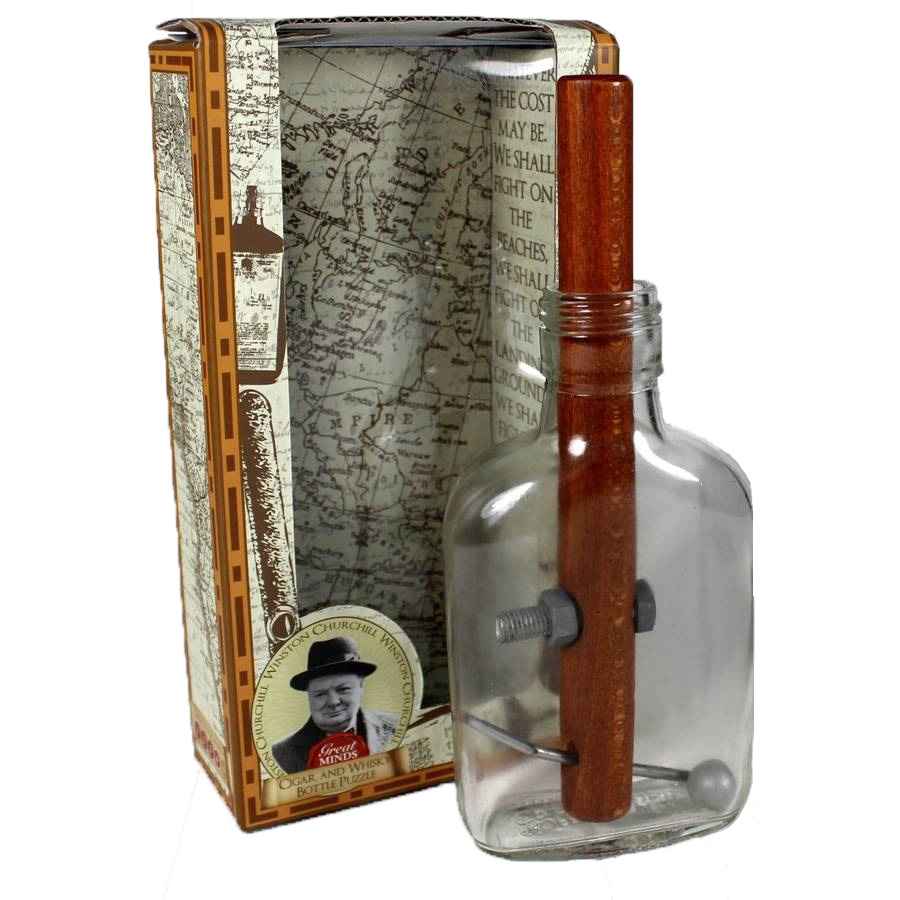 Puzzle Churchill's Whisky Bottle Cigar