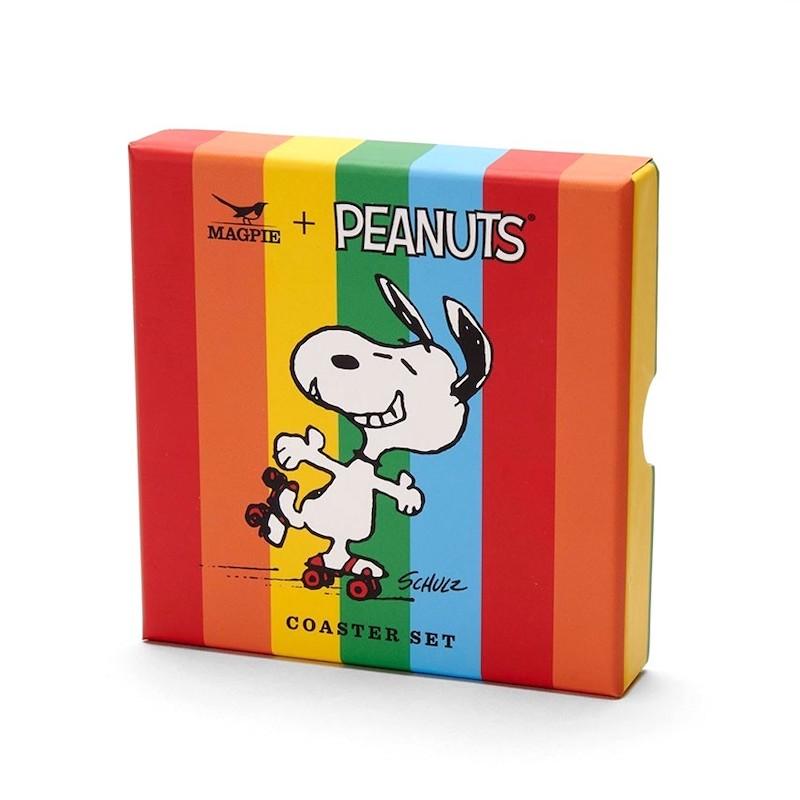 Coasters Good Times Snoopy Peanuts Multicolour Rainbow