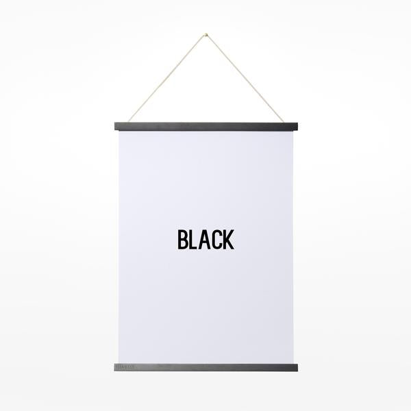 Magnetic A2 portrait print frame in black