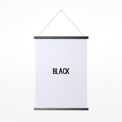 Magnetic A2 portrait print frame in black