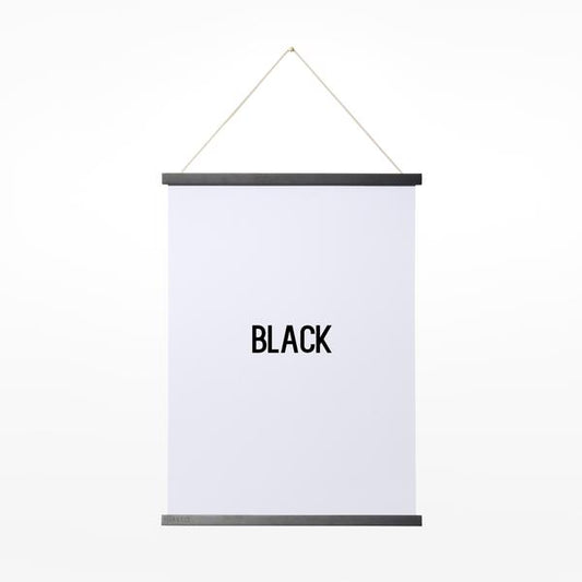 Magnetic A2 portrait print frame in black