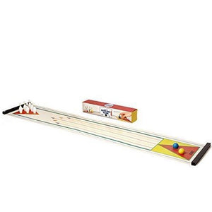 Table Top Bowling Game White Red Yellow Blue