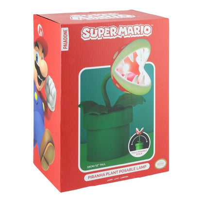 Super Mario Piranha Plant 'Posable Lamp' Red, Green and White