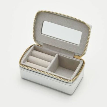 Tiny Jewellery Box Faux Leather Iridescent