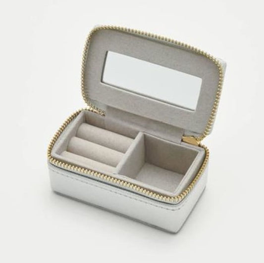 Tiny Jewellery Box Faux Leather Iridescent