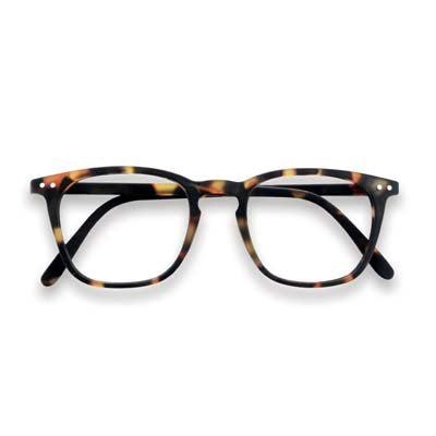 Reading Glasses Unisex Frame E +1 Square in Tortoise