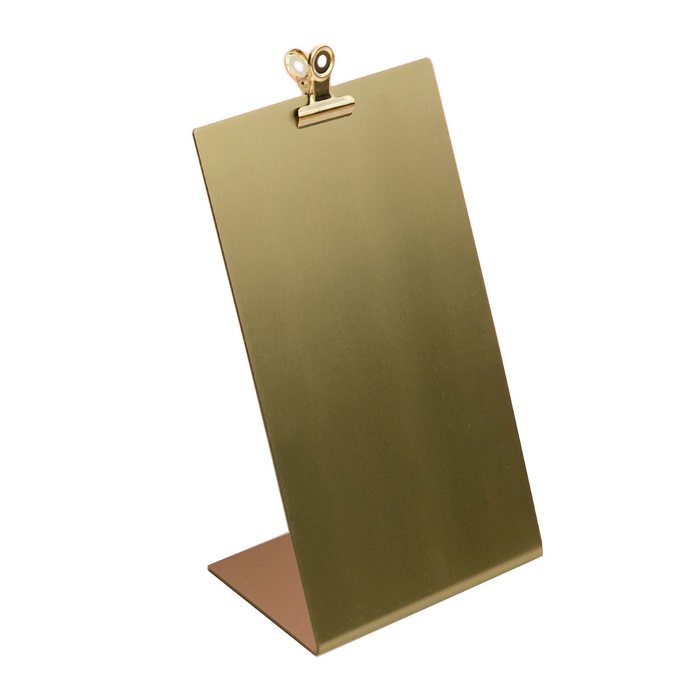 Metallic Clipboard Frame Brass Medium