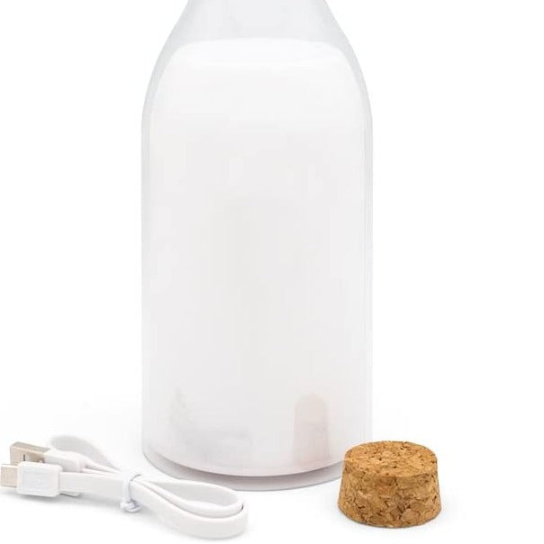 Milk Bottle Lamp Novelty USB Charging Luckies