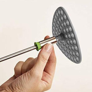 Masher Delta Folding Masher in Grey and Green