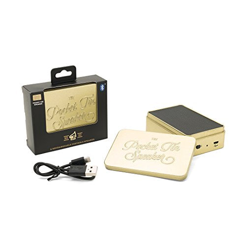 Pocket Tin Speaker 2.0 in Gold