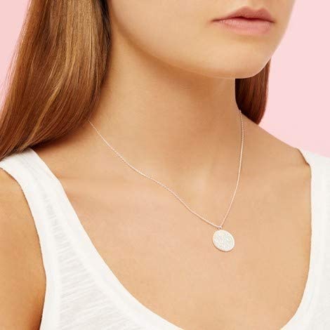 Necklace Lucky 6 Pence Charm Gold Plated