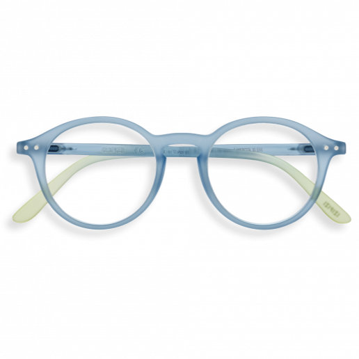 Reading Glasses +1 Blue Mirage Yellow Style D IZIPIZI