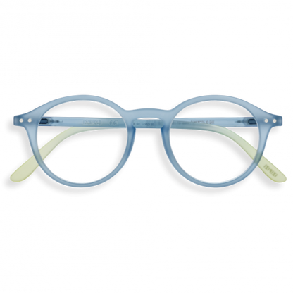 Reading Glasses +1 Blue Mirage Yellow Style D IZIPIZI