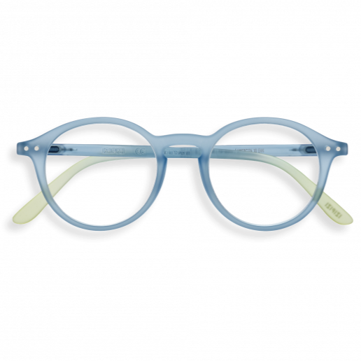 Reading Glasses +2 Blue Mirage Yellow Style D IZIPIZI